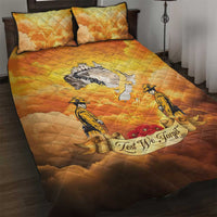 New Zealand And Australia ANZAC Day Quilt Bed Set Sinai Palestine Campaign Lest We Forget