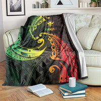 AAPI Heritage Month Blanket Kanaka Maoli Polynesian Tribal Wave