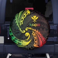 AAPI Heritage Month Spare Tire Cover Kanaka Maoli Polynesian Tribal Wave