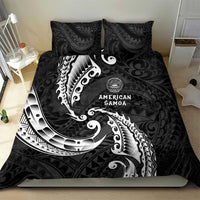 AAPI Heritage Month Bedding Set American Samoa Polynesian Tribal Wave