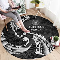 AAPI Heritage Month Round Carpet American Samoa Polynesian Tribal Wave