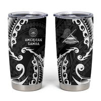 AAPI Heritage Month Tumbler Cup American Samoa Polynesian Tribal Wave