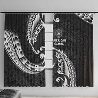 AAPI Heritage Month Window Curtain American Samoa Polynesian Tribal Wave