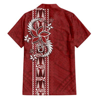 Tonga Language Week Family Matching Off Shoulder Maxi Dress and Hawaiian Shirt Malo e Lelei Kupesi Ngatu Pattern