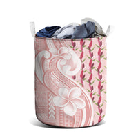 Samoa Teuila Laundry Basket Pink Samoan Siapo Motifs LT05 - Polynesian Pride