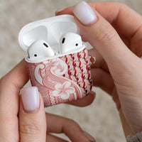 Samoa Teuila AirPods Case Pink Samoan Siapo Motifs LT05 - Polynesian Pride