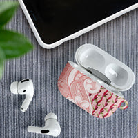 Samoa Teuila AirPods Case Pink Samoan Siapo Motifs LT05 - Polynesian Pride