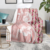 Samoa Teuila Blanket Pink Samoan Siapo Motifs LT05 - Polynesian Pride
