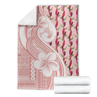 Samoa Teuila Blanket Pink Samoan Siapo Motifs LT05 - Polynesian Pride
