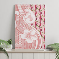 Samoa Teuila Canvas Wall Art Pink Samoan Siapo Motifs LT05 - Polynesian Pride