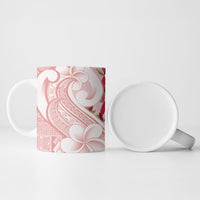 Samoa Teuila Ceramic Mug Pink Samoan Siapo Motifs LT05 - Polynesian Pride