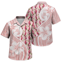 Samoa Teuila Family Matching Mermaid Dress and Hawaiian Shirt Pink Samoan Siapo Motifs LT05 Son's Shirt Pink - Polynesian Pride