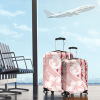 Samoa Teuila Luggage Cover Pink Samoan Siapo Motifs LT05 - Polynesian Pride