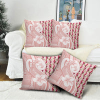 Samoa Teuila Pillow Cover Pink Samoan Siapo Motifs LT05 - Polynesian Pride