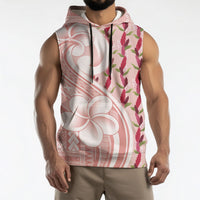 Samoa Teuila Sleeveless Hoodie Pink Samoan Siapo Motifs LT05 - Polynesian Pride