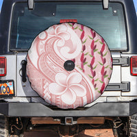 Samoa Teuila Spare Tire Cover Pink Samoan Siapo Motifs LT05 Pink - Polynesian Pride