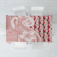 Samoa Teuila Tablecloth Pink Samoan Siapo Motifs LT05 Pink - Polynesian Pride