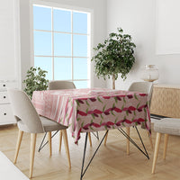 Samoa Teuila Tablecloth Pink Samoan Siapo Motifs LT05 - Polynesian Pride