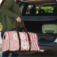 Samoa Teuila Travel Bag Pink Samoan Siapo Motifs LT05 - Polynesian Pride