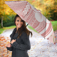 Samoa Teuila Umbrella Pink Samoan Siapo Motifs LT05 - Polynesian Pride