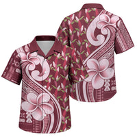 Samoa Teuila Family Matching Mermaid Dress and Hawaiian Shirt Maroon Samoan Siapo Motifs LT05 Son's Shirt Maroon - Polynesian Pride