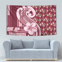 Samoa Teuila Tapestry Maroon Samoan Siapo Motifs LT05 - Polynesian Pride