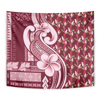 Samoa Teuila Tapestry Maroon Samoan Siapo Motifs LT05 - Polynesian Pride