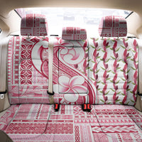 Samoa Teuila Back Car Seat Cover White Samoan Siapo Motifs LT05 - Polynesian Pride