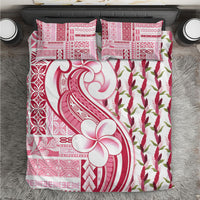 Samoa Teuila Bedding Set White Samoan Siapo Motifs LT05 White - Polynesian Pride