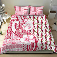 Samoa Teuila Bedding Set White Samoan Siapo Motifs LT05 - Polynesian Pride