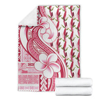 Samoa Teuila Blanket White Samoan Siapo Motifs LT05 - Polynesian Pride