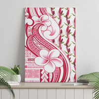 Samoa Teuila Canvas Wall Art White Samoan Siapo Motifs LT05 - Polynesian Pride