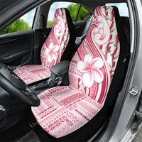 Samoa Teuila Car Seat Cover White Samoan Siapo Motifs LT05 - Polynesian Pride