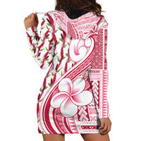 Samoa Teuila Hoodie Dress White Samoan Siapo Motifs LT05 - Polynesian Pride