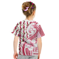 Samoa Teuila Kid T Shirt White Samoan Siapo Motifs LT05 - Polynesian Pride