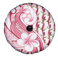 Samoa Teuila Spare Tire Cover White Samoan Siapo Motifs LT05 - Polynesian Pride