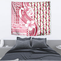 Samoa Teuila Tapestry White Samoan Siapo Motifs LT05 - Polynesian Pride