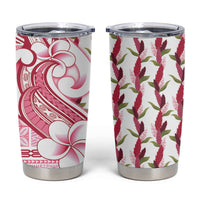 Samoa Teuila Tumbler Cup White Samoan Siapo Motifs LT05 White - Polynesian Pride