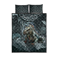 Hawaii Mo'o Lizard God Quilt Bed Set Polynesian Style