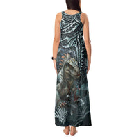 Hawaii Mo'o Lizard God Tank Maxi Dress Polynesian Style
