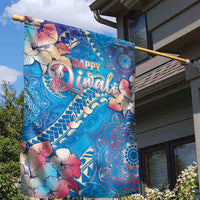 Happy Diwali Festival Garden Flag Diya Lamp Rangoli With Polynesian Pattern LT05 - Polynesian Pride
