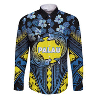 Personalised Palau Family Matching Summer Maxi Dress and Hawaiian Shirt Polynesian Dolphin Tropical Hibiscus Style