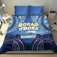 French Polynesia Bora Bora Bedding Set Beach Landscape Polynesian Style