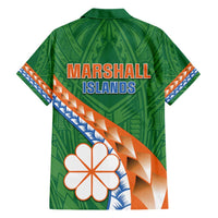 Personalised Marshall Islands Kwajalein Atoll Hawaiian Shirt Polynesian Tribal Tattoo LT05 - Polynesian Pride