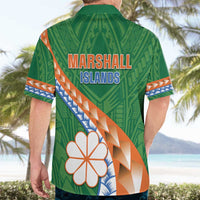 Personalised Marshall Islands Kwajalein Atoll Hawaiian Shirt Polynesian Tribal Tattoo LT05 - Polynesian Pride