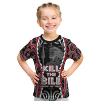 Aotearoa Waitangi Day Kid T Shirt Maori Warrior Tribal Tattoo LT05 Black - Polynesian Pride