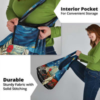 Kei Wareware Tatou New Zealand ANZAC Day Grocery Bag Starry Night Inspo Style