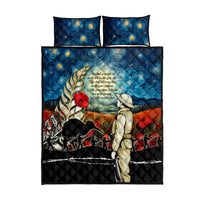 Kei Wareware Tatou New Zealand ANZAC Day Quilt Bed Set Starry Night Inspo Style LT05 - Polynesian Pride