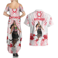 New Zealand Women's Day Couples Matching Summer Maxi Dress and Hawaiian Shirt Maori Wahine Polynesian Pattern LT05 - Polynesian Pride