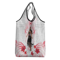 New Zealand Women's Day Grocery Bag Maori Wahine Polynesian Pattern